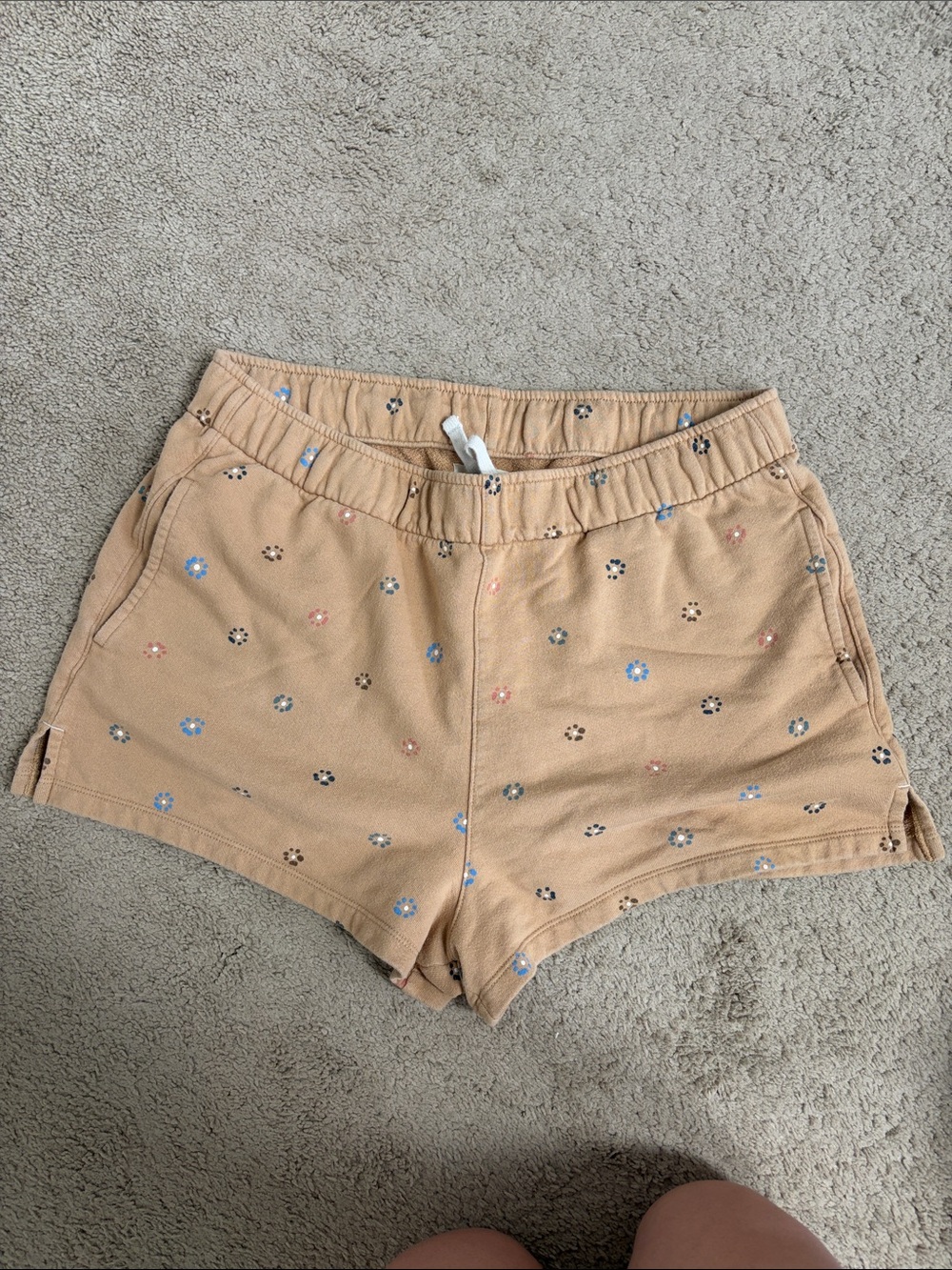 Madewell Tan Floral Shorts